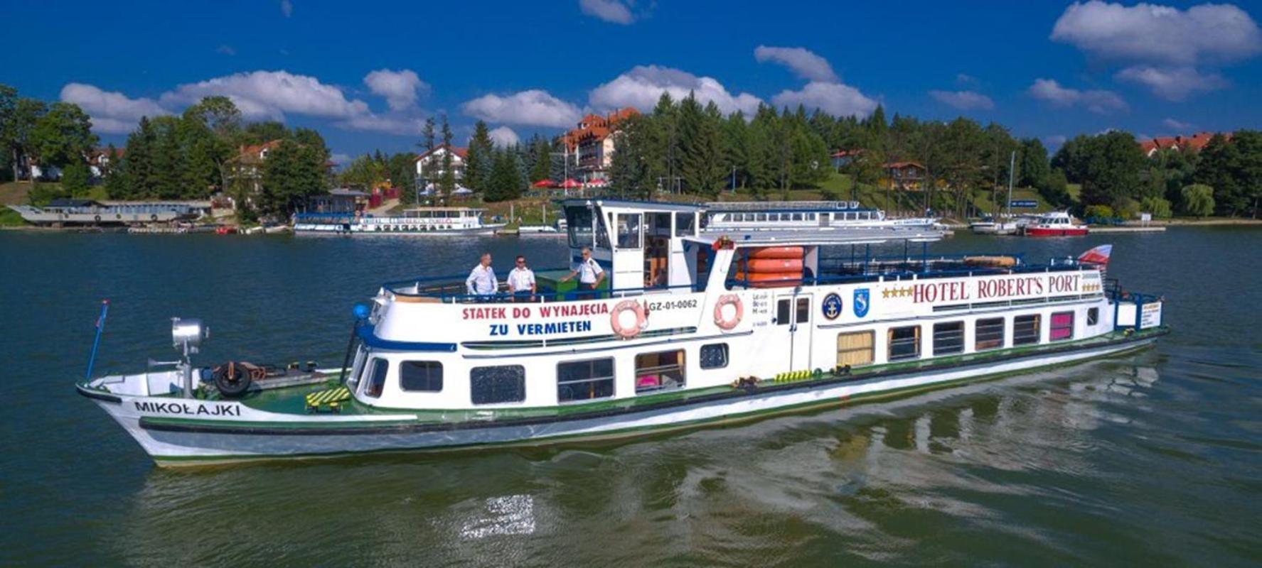 Domek Na Wodzie - Houseboat -Sauna, Taras Na Dachu, Dwie Sypialnie Mikołajki Buitenkant foto