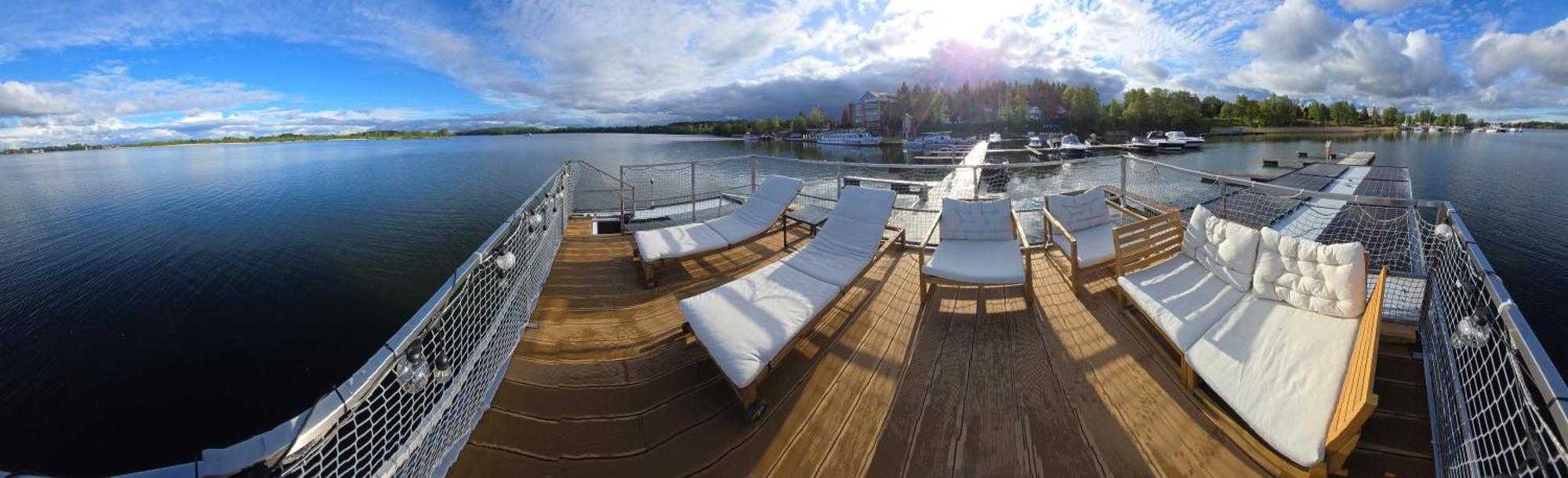 Domek Na Wodzie - Houseboat -Sauna, Taras Na Dachu, Dwie Sypialnie Mikołajki Buitenkant foto
